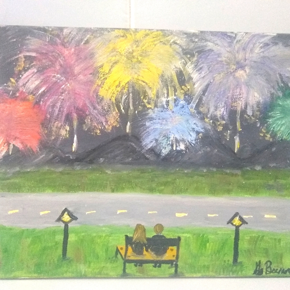 🎁Oil Painting "Sparkling Romance"